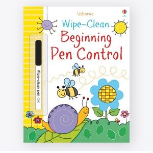 NEW Usborne book: Wipe-Clean Beginning Pen Control